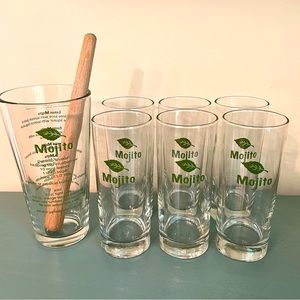 Mojito Glasses Drinkware Set